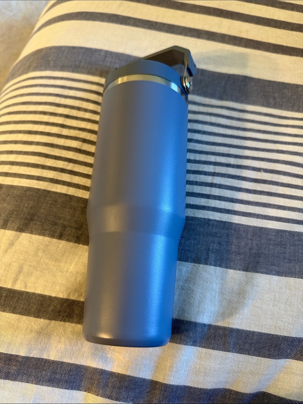 30 oz Stanley Blue Insulated Travel Bottle with Handle - Picture 3 of 6